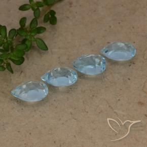 Shop natural 2.27ct Bleu Suisse Topaze gems, En forme de poire, from Brésil at GemSelect. In stock, global shipping!