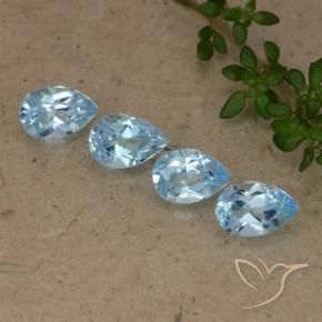 Shop natural 2.14ct Bleu Suisse Topaze gems, En forme de poire, from Brésil at GemSelect. In stock, global shipping!