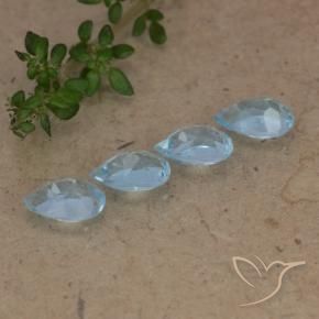 Shop natural 2.20ct Bleu ciel Topaze gems, En forme de poire, from Brésil at GemSelect. In stock, global shipping!