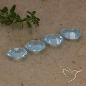 Shop natural 2.09ct Bleu Suisse Topaze gems, En forme de poire, from Brésil at GemSelect. In stock, global shipping!
