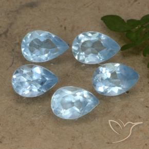 Shop natural 2.71ct Bleu Suisse Topaze gems, En forme de poire, from Brésil at GemSelect. In stock, global shipping!