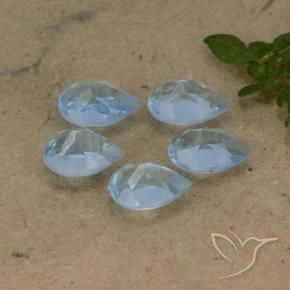 Shop natural 2.71ct Bleu Suisse Topaze gems, En forme de poire, from Brésil at GemSelect. In stock, global shipping!