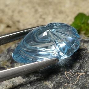 Topaze Bleu Suisse naturelle Fantaisie, 11.80 ct, Transparent