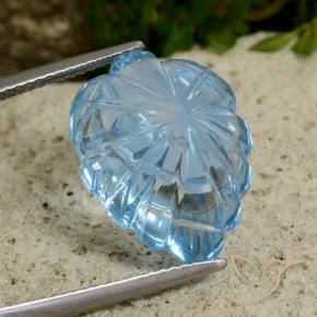 Topaze Bleu Suisse naturelle Fantaisie, 13.61 ct, Transparent