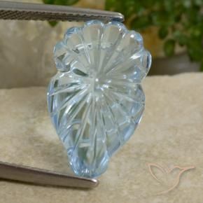 Topaze Bleu ciel naturelle Fantaisie, 12.00 ct, Transparent