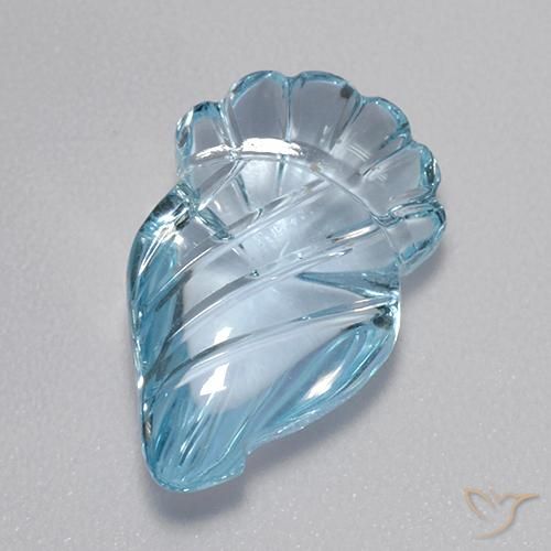 Topaze Bleu Suisse naturelle Fantaisie, 5.64 ct, Transparent
