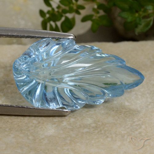 14.80ct Naturel Bleu Suisse Topaze, Fantaisie, Transparent