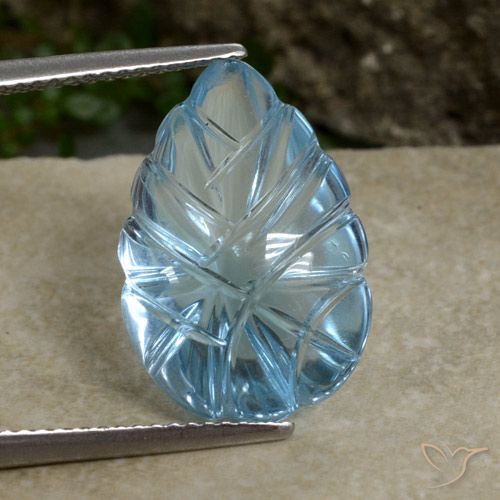 9.91ct Naturel Bleu Suisse Topaze, Fantaisie, Transparent
