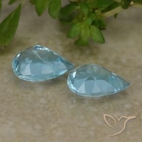 Shop natural 1.65ct Bleu ciel Topaze gems, En forme de poire, from Brésil at GemSelect. In stock, global shipping!