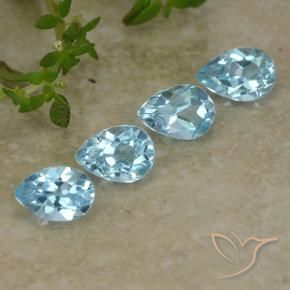 Shop natural 2.19ct Bleu ciel Topaze gems, En forme de poire, from Brésil at GemSelect. In stock, global shipping!