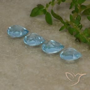 Shop natural 2.17ct Bleu ciel Topaze gems, En forme de poire, from Brésil at GemSelect. In stock, global shipping!