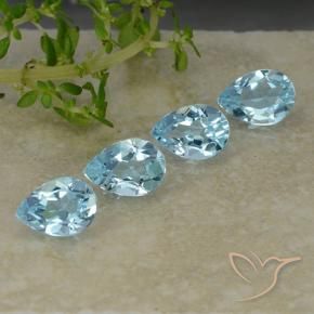 Shop natural 3.27ct Bleu ciel Topaze gems, En forme de poire, from Brésil at GemSelect. In stock, global shipping!