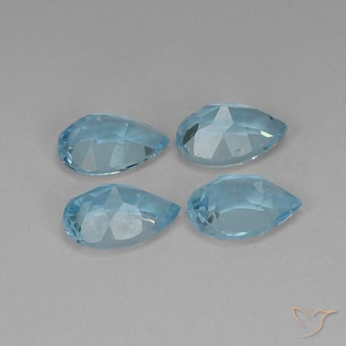 Shop natural 3.29ct Bleu ciel Topaze gems, En forme de poire, from Brésil at GemSelect. In stock, global shipping!