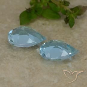 Shop natural 1.60ct Bleu ciel Topaze gems, En forme de poire, from Brésil at GemSelect. In stock, global shipping!