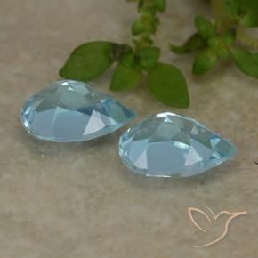 Shop natural 1.69ct Bleu ciel Topaze gems, En forme de poire, from Brésil at GemSelect. In stock, global shipping!