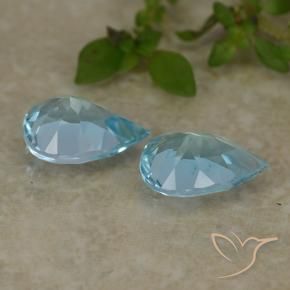 Shop natural 1.49ct Bleu ciel Topaze gems, En forme de poire, from Brésil at GemSelect. In stock, global shipping!