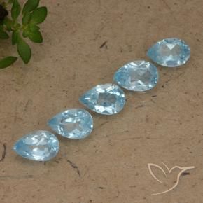 Shop natural 2.71ct Bleu ciel Topaze gems, En forme de poire, from Brésil at GemSelect. In stock, global shipping!