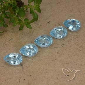 Shop natural 2.46ct Bleu ciel Topaze gems, En forme de poire, from Brésil at GemSelect. In stock, global shipping!