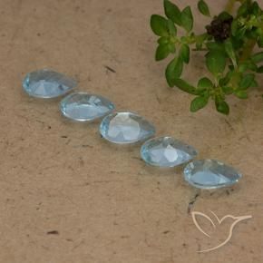 Shop natural 2.46ct Bleu ciel Topaze gems, En forme de poire, from Brésil at GemSelect. In stock, global shipping!
