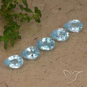 Shop natural 2.32ct Bleu ciel Topaze gems, En forme de poire, from Brésil at GemSelect. In stock, global shipping!