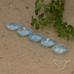 Shop natural 2.32ct Bleu ciel Topaze gems, En forme de poire, from Brésil at GemSelect. In stock, global shipping!