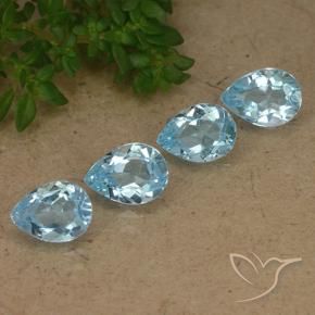 Shop natural 3.15ct Bleu ciel Topaze gems, En forme de poire, from Brésil at GemSelect. In stock, global shipping!