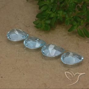 Shop natural 3.15ct Bleu ciel Topaze gems, En forme de poire, from Brésil at GemSelect. In stock, global shipping!