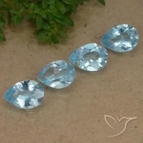 Shop natural 3.20ct Bleu ciel Topaze gems, En forme de poire, from Brésil at GemSelect. In stock, global shipping!