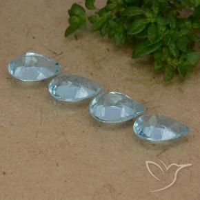 Shop natural 3.08ct Bleu Suisse Topaze gems, En forme de poire, from Brésil at GemSelect. In stock, global shipping!