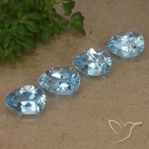 Shop natural 3.61ct Bleu ciel Topaze gems, En forme de poire, from Brésil at GemSelect. In stock, global shipping!