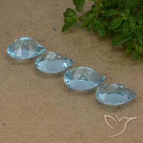 Shop natural 3.61ct Bleu ciel Topaze gems, En forme de poire, from Brésil at GemSelect. In stock, global shipping!