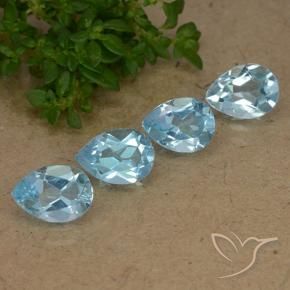 Shop natural 3.36ct Bleu ciel Topaze gems, En forme de poire, from Brésil at GemSelect. In stock, global shipping!