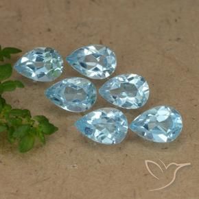 Shop natural 3.11ct Bleu ciel Topaze gems, En forme de poire, from Brésil at GemSelect. In stock, global shipping!
