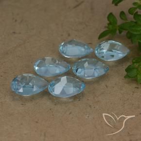 Shop natural 3.28ct Bleu ciel Topaze gems, En forme de poire, from Brésil at GemSelect. In stock, global shipping!
