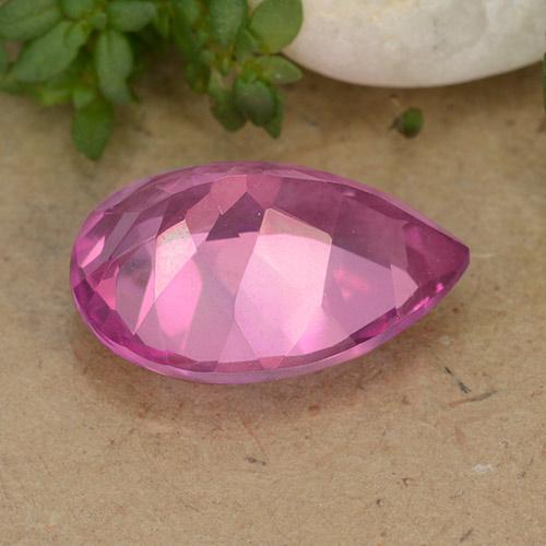 Topaze Rose moyen-foncé naturelle En forme de poire, 6.20 ct, VVS-VS