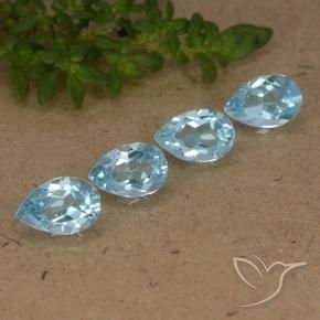 Shop natural 2.12ct Bleu ciel Topaze gems, En forme de poire, from Brésil at GemSelect. In stock, global shipping!