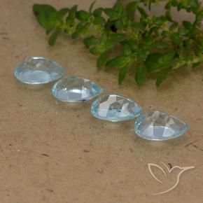 Shop natural 2.12ct Bleu ciel Topaze gems, En forme de poire, from Brésil at GemSelect. In stock, global shipping!