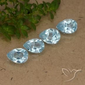 Shop natural 2.16ct Bleu ciel Topaze gems, En forme de poire, from Brésil at GemSelect. In stock, global shipping!