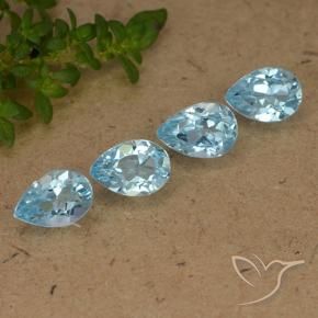 Shop natural 2.30ct Bleu ciel Topaze gems, En forme de poire, from Brésil at GemSelect. In stock, global shipping!
