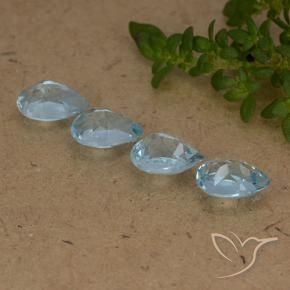 Shop natural 2.22ct Bleu Suisse Topaze gems, En forme de poire, from Brésil at GemSelect. In stock, global shipping!