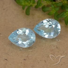 Shop natural 1.55ct Bleu ciel Topaze gems, En forme de poire, from Brésil at GemSelect. In stock, global shipping!