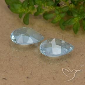 Shop natural 1.55ct Bleu ciel Topaze gems, En forme de poire, from Brésil at GemSelect. In stock, global shipping!