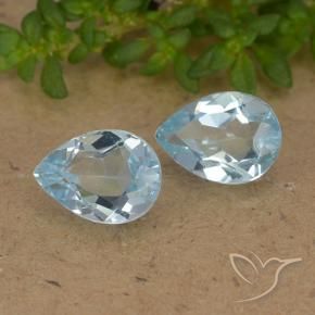 Shop natural 1.62ct Bleu ciel Topaze gems, En forme de poire, from Brésil at GemSelect. In stock, global shipping!