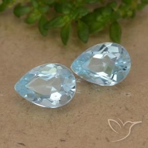 Shop natural 1.54ct Bleu ciel Topaze gems, En forme de poire, from Brésil at GemSelect. In stock, global shipping!