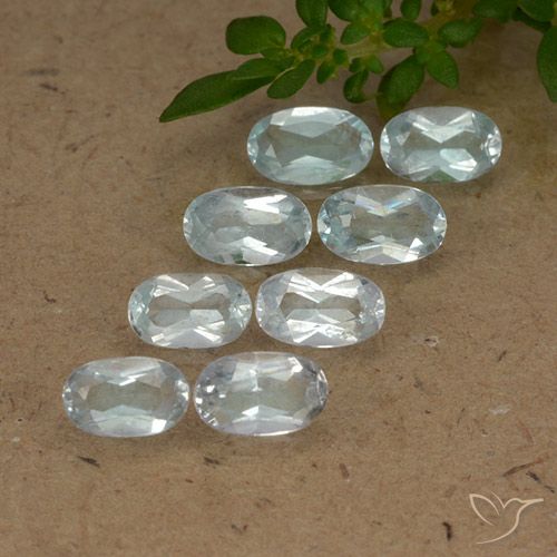 2.19ctw Naturel Bleu ciel Topaze, ovale, VS