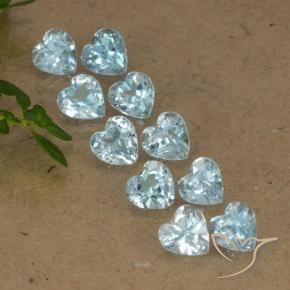 Shop natural 2.88ct Bleu ciel Topaze gems, Cœur, from Brésil at GemSelect. In stock, global shipping!
