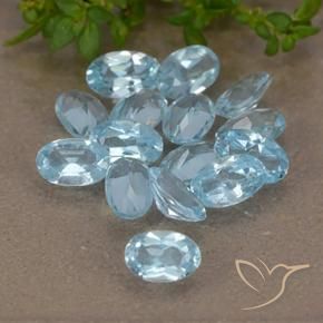 Shop natural 3.89ct Bleu ciel Topaze gems, ovale, from Brésil at GemSelect. In stock, global shipping!