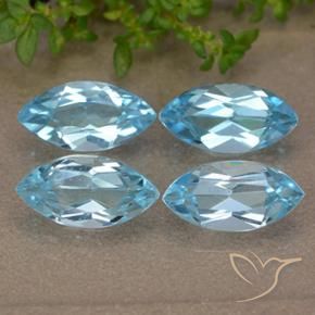 Shop natural 5.60ct Bleu Suisse Topaze gems, Marquise, from Brésil at GemSelect. In stock, global shipping!
