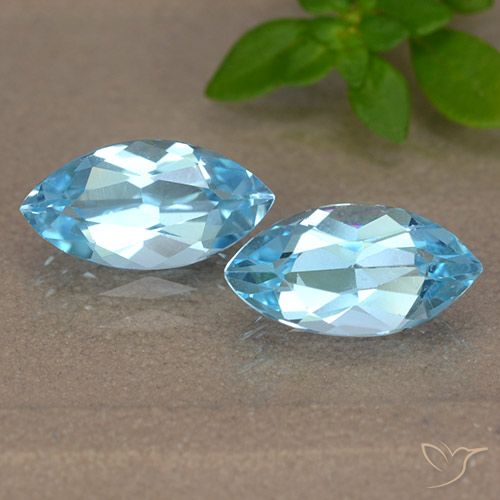 Shop natural 2.46ct Bleu Suisse Topaze gems, Marquise, from Brésil at GemSelect. In stock, global shipping!