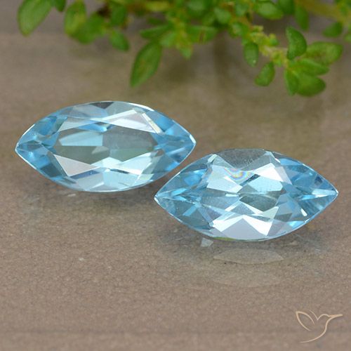 Shop natural 2.55ct Bleu Suisse Topaze gems, Marquise, from Brésil at GemSelect. In stock, global shipping!
